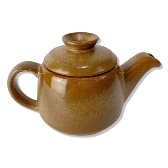 Frankoma 6J Brown Plainsman Teapot - Picture 1 of 9